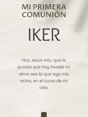 Modelo Comunión Iker